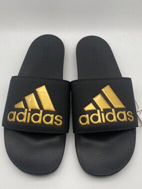 *Brand New* Adidas Adilette Gold Metallic Comfort Slides Sandals US Various Size